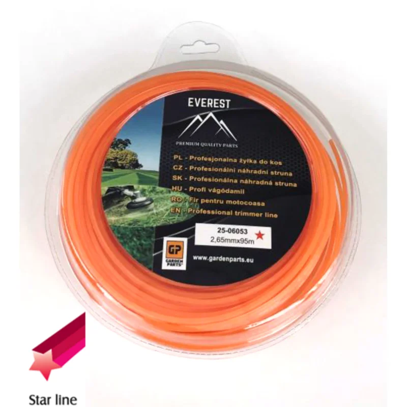 Vásárlói kedvenc Damil 2,7 mm csillag 95 méter